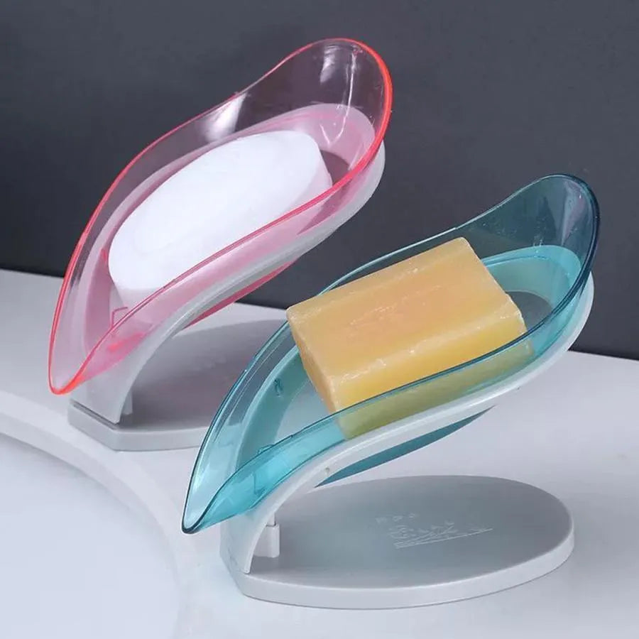 Suport Sapun cu Scurgere, 14*13*8 cm, Roz