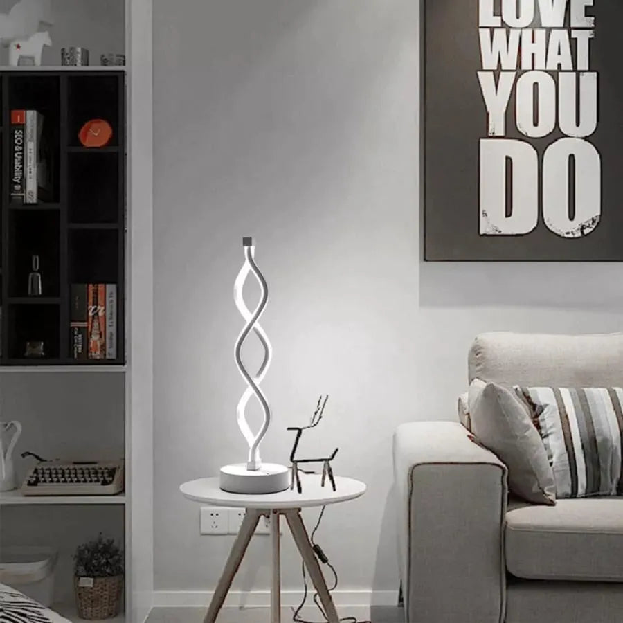 Veioza LED Genom, 36W, Lumina Rece/Calda/Neutra, Alb