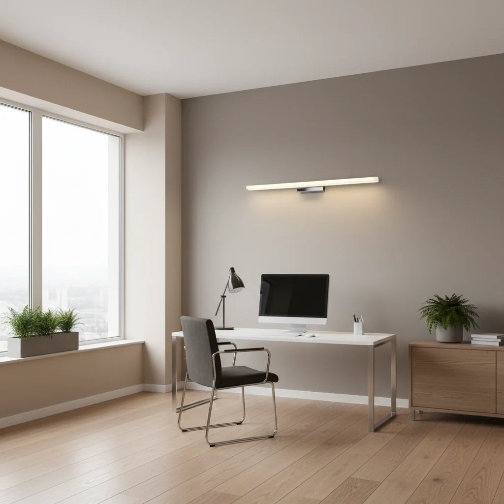 Aplica LED, COMO, 7W, liniara, lumina Calda/Neutra/Rece, Crom