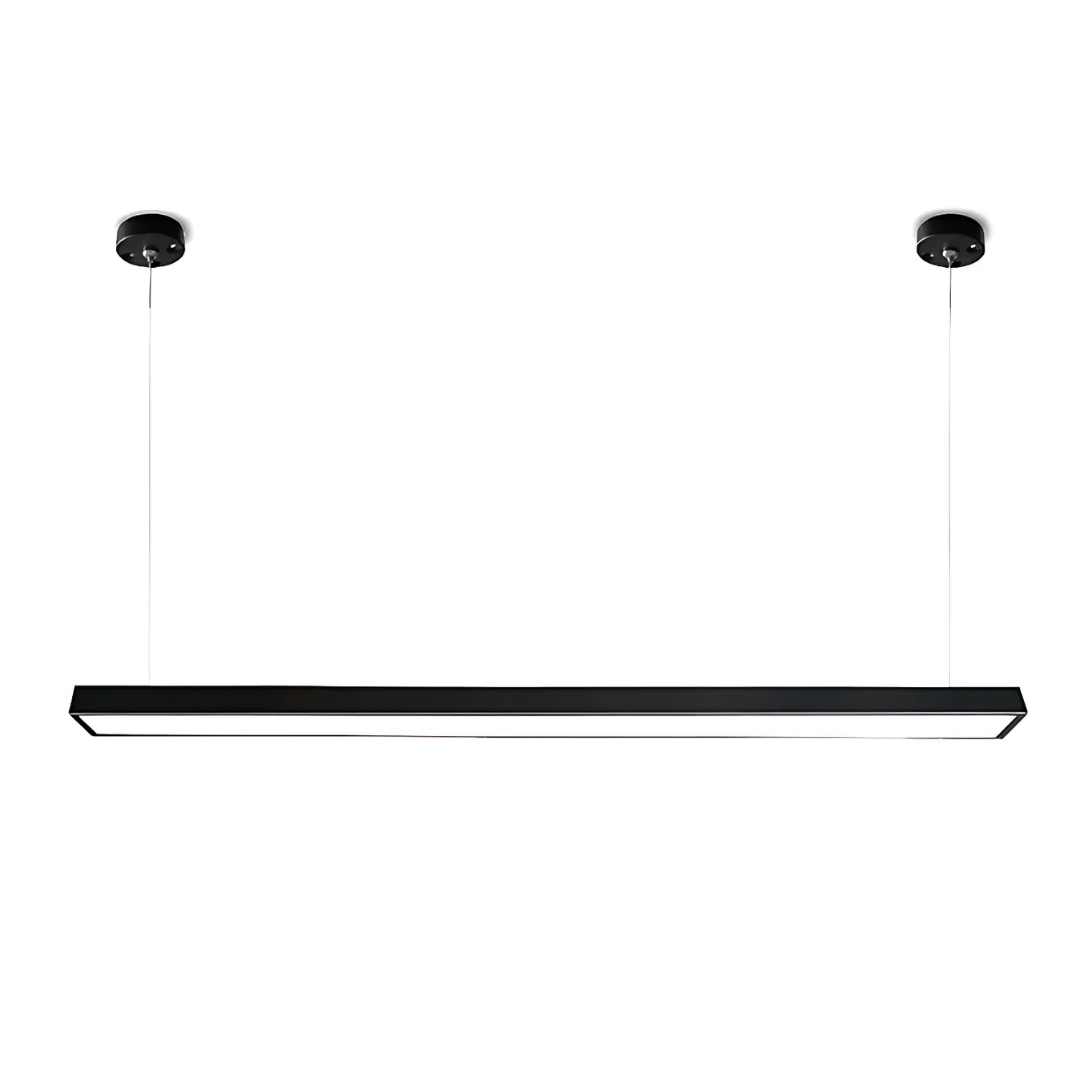 Lustra LED suspendata DARIN, 120cm, 23W, Inaltime Reglabila, Lumina Rece, Negru, imaginea 5