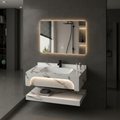 Set Mobilier VELIN pentru Baie, 60cm, 3 Piese, Alb